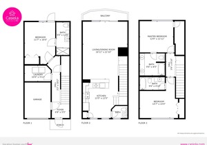 3-Story Townhome near Theme Parks! *Sleeps 10*