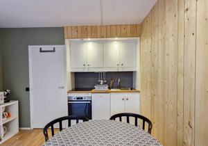 300m from resort center, 3rd floor, tv, ski locker, 25m², Flaine