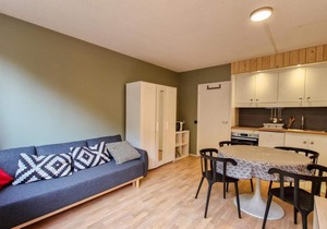 300m from resort center, 3rd floor, tv, ski locker, 25m², Flaine