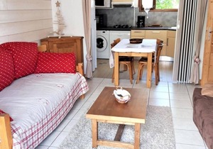 300m from ski slopes, 2nd floor, terrace, parking, tv, ski locker, 41m², Albiez Montrond