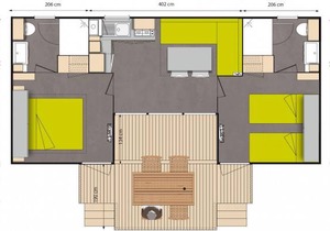 380 ft² Mobile home