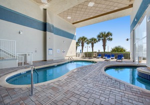 3rd Floor Ocean View Condo w/ WiFi, Private W/D, AC, Shared Pool/Hot Tub