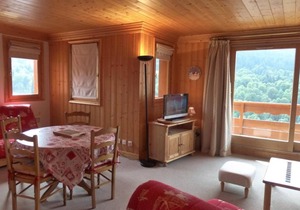 3rd floor, terrace, tv, ski locker, 45m², Méribel