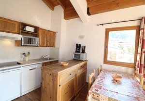3rd floor, view open, balcony, tv, ski locker, 50m², Aussois
