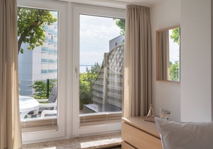 4-person vacation apartment with sea view in Pelzerhaken on the Baltic Sea
