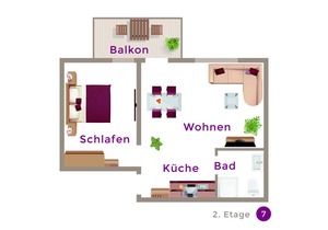 42 m² Apartment ∙ 1 bedroom ∙ 3 guests
