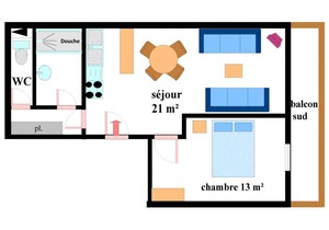 45 m² Apartment ∙ 1 bedroom ∙ 5 guests