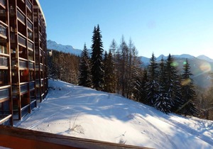 50m from resort center, 5th floor, view mountain, balcony, tv, 40m², Les Arcs