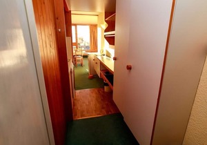 50m from resort center, 9th floor, balcony, tv, 25m², Les Arcs