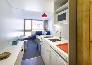 50m from resort center, 7th floor, balcony, tv, 25m², Les Arcs