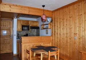 50m from ski slopes, 1st floor, balcony, tv, ski locker, 27m², Pralognan-la-Vanoise