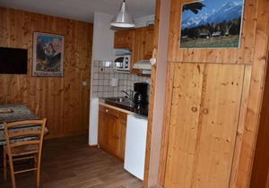 50m from ski slopes, 5th floor, balcony, tv, ski locker, 19m², Pralognan-la-Vanoise