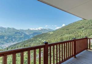 50m from ski slopes, 3rd floor, view valley, swimming pool, balcony, parking, tv, ski locker, 70m²
