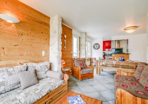 50m from ski slopes, 1st floor, view mountain, balcony, ski locker, 78m², Tignes