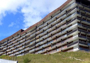 50m from ski slopes, 5th floor, view lake, balcony, ski locker, 68m², Tignes