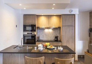 50m from ski slopes, fitness, swimming pool, sauna, hammam, balcony, tv, ski locker, 45m², Val Cenis
