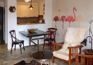 53qm große Ferienwohnung für zwei Personen im afrikanischen Stil