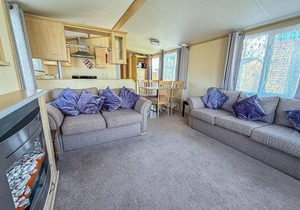 6 berth caravan with decking at Naze Marine Holiday Park ref 17071P