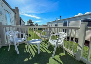 6 berth caravan with decking at Naze Marine Holiday Park ref 17071P