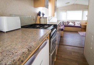 6 berth caravan with decking at Martello Beach Holiday Park in Essex ref 29016Y