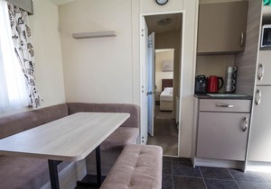 6 berth caravan with decking and WiFi at Suffolk Sands Holiday Park ref 45082C