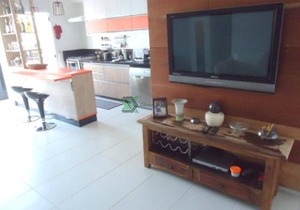 98sqm apartment, 3 bedrooms. Guarujá Cove Beach - Excellent Club Condominium
