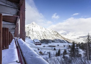 9th floor, view mountain, balcony, 28m², Les Arcs