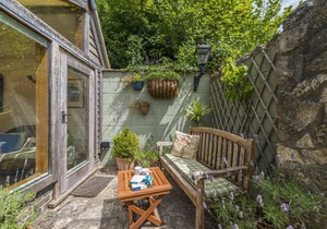 A charming detached stone cottage situated on an elevated site above Upwey.