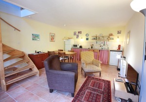 A charming rural gite for up to 2 people, 20 acres of grounds, wifi, by a river.