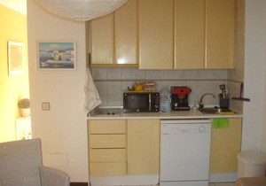 A impressive nudist apartment with terrace and two rooms, AC and pool