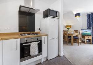 A modern and cosy apartment just yards from Brixham’s bustling harbourside