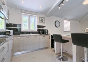 A spacious four-bedroom villa with sauna and private pool