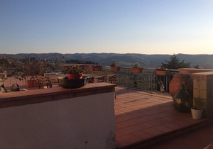 A splendid terrace in the heart of Chianti