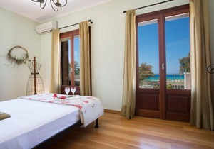 Aeriko-Anemos Beachfront Villa with Stunning View and Private Pool