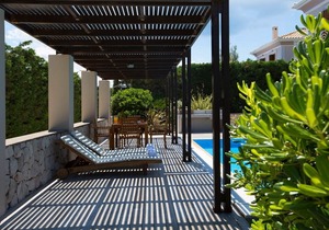 Aeriko-Gorgona Beachfront Villa with Stunning View and Private Pool