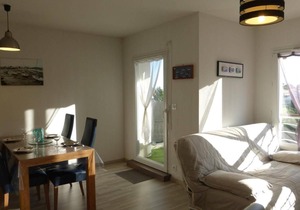 Agréable T2 à 1,5km du centre, proche plage, balcon, parking privé, ascenseur, 4 couchages - FR-1-224-447