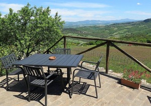 Agriturismo IL PODERUCCIO. Studio with stunning views in the Val d'Orcia
