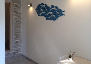Air-conditioned two-room apartment 85 meters from the beach between Cagliari and Villasimus