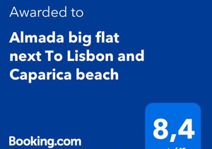 Almada big flat next To Lisbon and Caparica beach