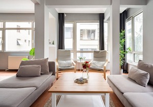 Amazing Flat Near Bagdat Street with Enticing Interior Design in Kadikoy