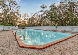 Amelia Landings | Screened Porch | Wooded View | Community Pool | Short Walk to Beach