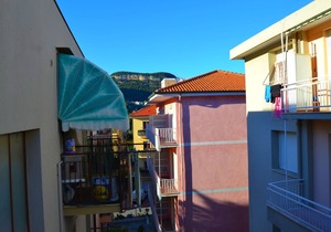 An apartment near the sea.