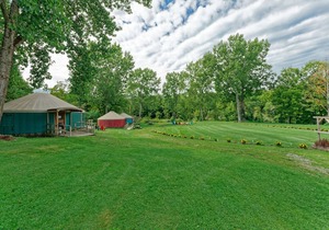 Andelyn Farm Bear Kamp Yurt. A Unique Glamping Experience in Up-State New York
