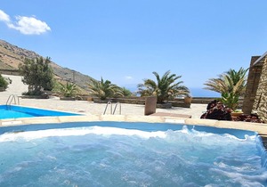 Andros Serenity-Adults Only-Sea view-pool/jacuzzi stone residence