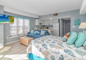 Angled Oceanfront Studio with Incredible Views! Palace Resort 1003 - Sleeps 4 guests