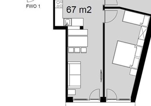 Ap 2 with 2 separate bedrooms with box spring bed, max 7 people. - Apart Wachter