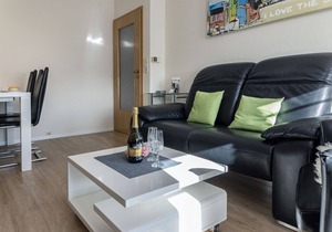 Apart and cozy: The charming maisonette apartment with its approx. 54 sqm holds
