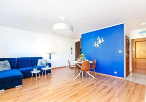 Apartament Niebiesko na Białym