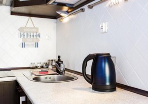 Apartament Niebiesko na Białym