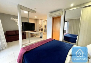 Apartamento completo e luxuoso com serviço de hote